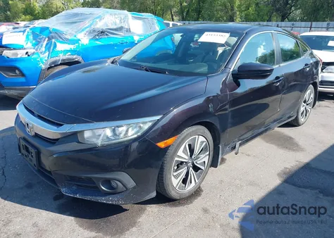 2016 Honda Civic Ex-T из США, поврежденный, VIN 2HGFC1F39GH652020